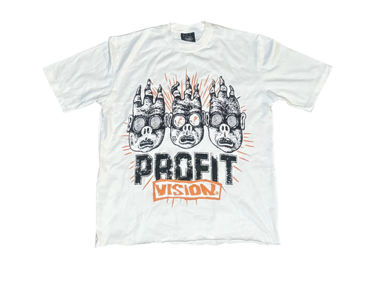 White “Profit Vision” v2 Tee